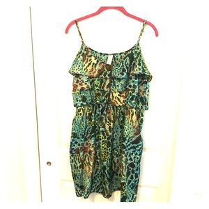 Animal Print Mini Dress